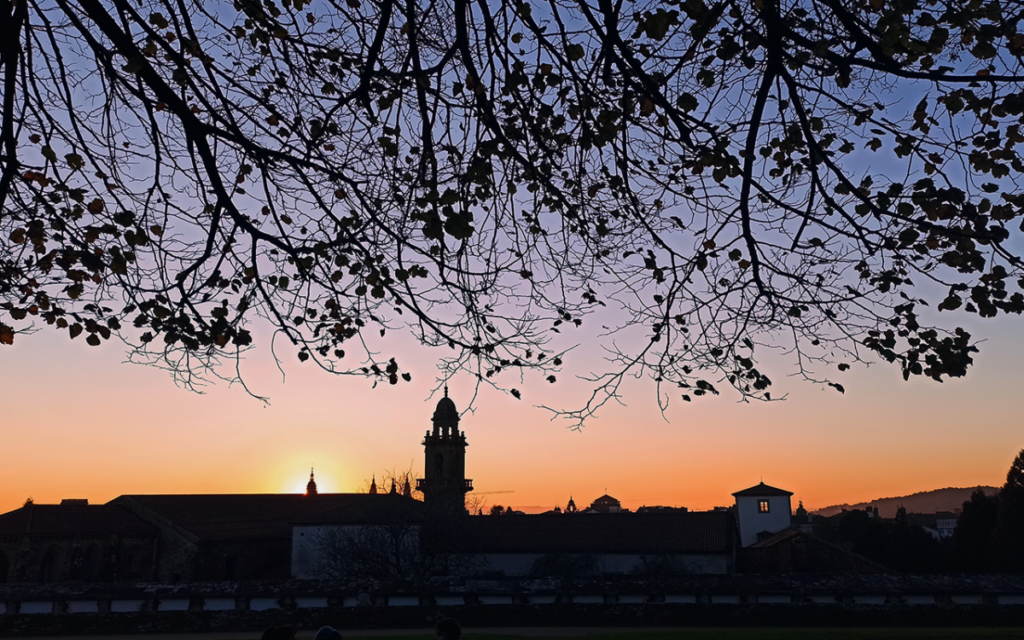 Parque de Bonaval atardecer inferniño