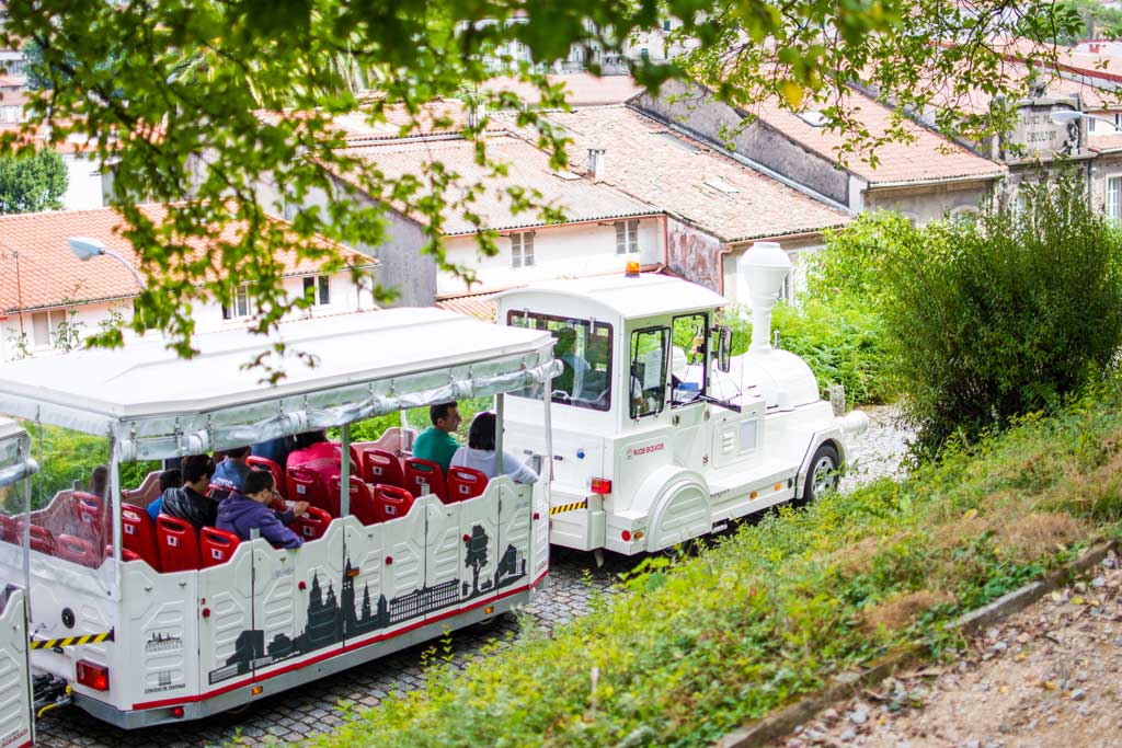 Tourist train of Santiago de Compostela